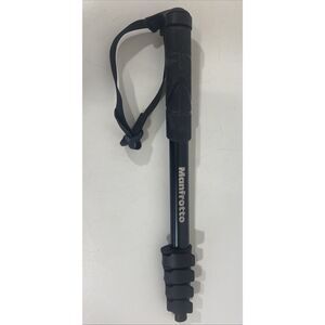 Manfrotto Monopod Mmcompact-bk Aluminum Compact Lightweight 15”-53” Headless